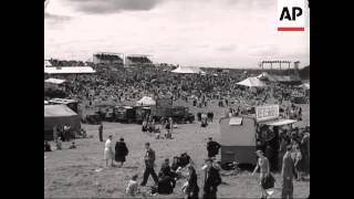 HORSE RACING - B/W - NO SOUND