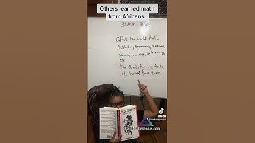 The Greeks, Romans, Arabs, learned math from Africans. #Math #BlackMathGenius #learnmath #History