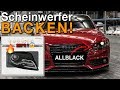 HOW TO SCHEINWERFER BACKEN / ZERLEGEN / CHROM SCHWÄRZEN | AUDI A4 B8 XENON | QUALITATIEF