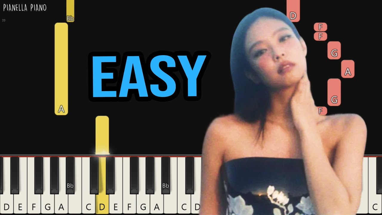 JENNIE - Seoul City | EASY Piano Tutorial by Pianella Piano