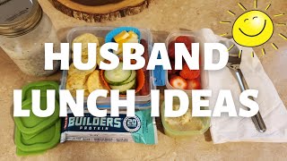 HUSBANDS WORK LUNCHES || ADULT LUNCH IDEAS