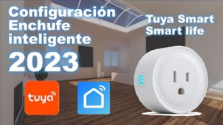 Smart life configuración de enchufe inteligente wifi TUTORIAL 2023 tuya smart