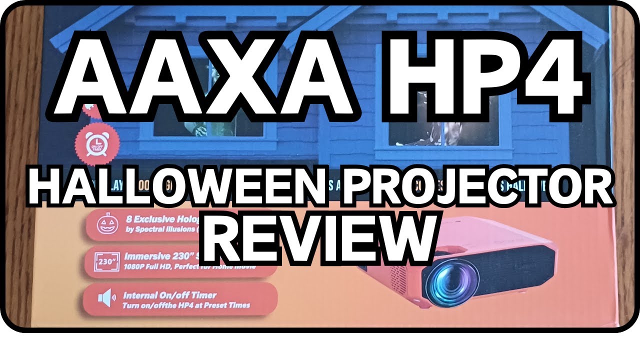 AAXA HP4 Halloween Projector Review - YouTube