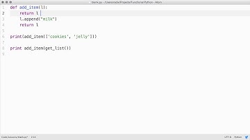 Functional Programming with Python | Modifying Data Structures