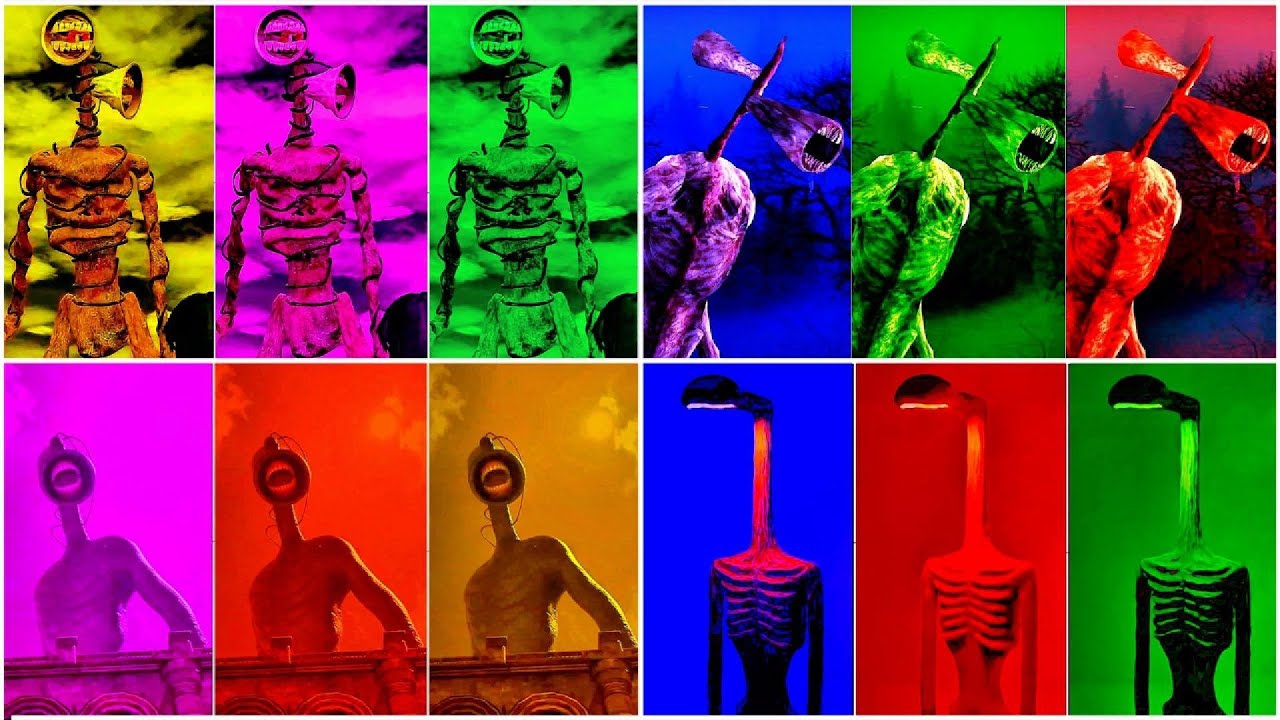 Siren head megamix coffin dance meme song cover siren head mega colour battle coffin dance