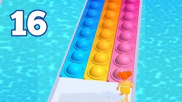 Pop It Run Max Levels!! Walkthrough Mobile Gameplay iOS,Android Video Relaxing Game Update P0dA0O