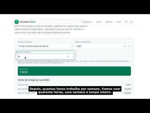 Calculadora de Valor por Hora