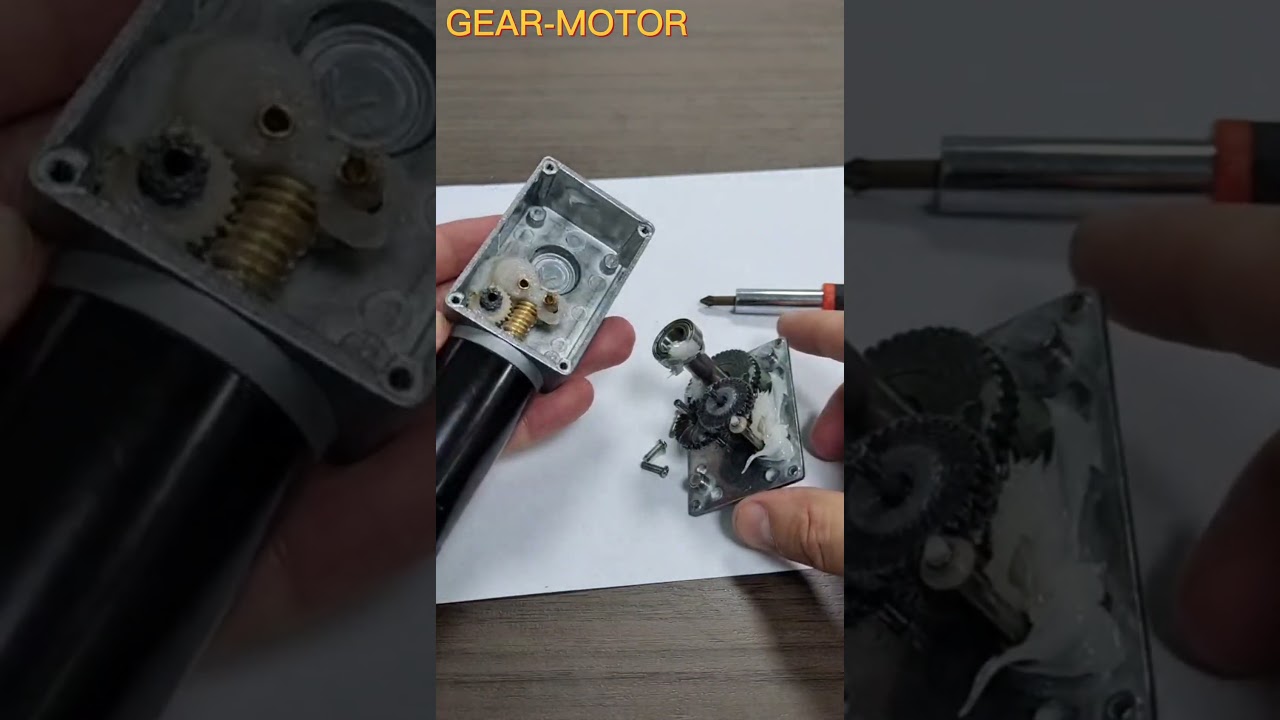 Worm gear reducer motor disassembly video #Worm gear and worm #brushlessmotor #GEAR MOTOR