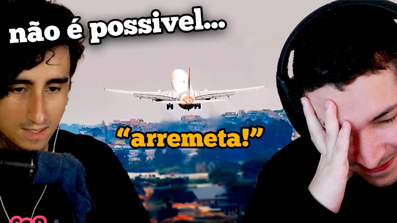 MEIAUM e FELPS vendo COISAS DE AVIÃO