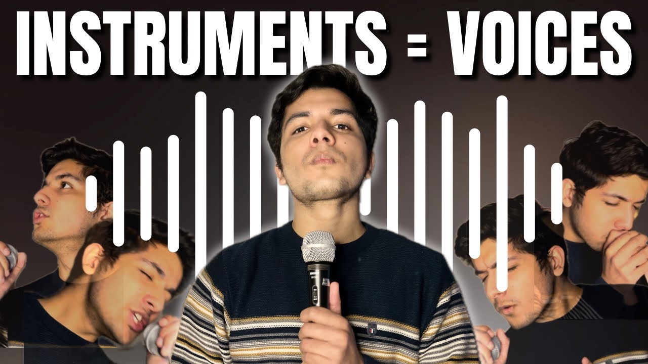 I made a song using JUST MY VOICE - YouTube