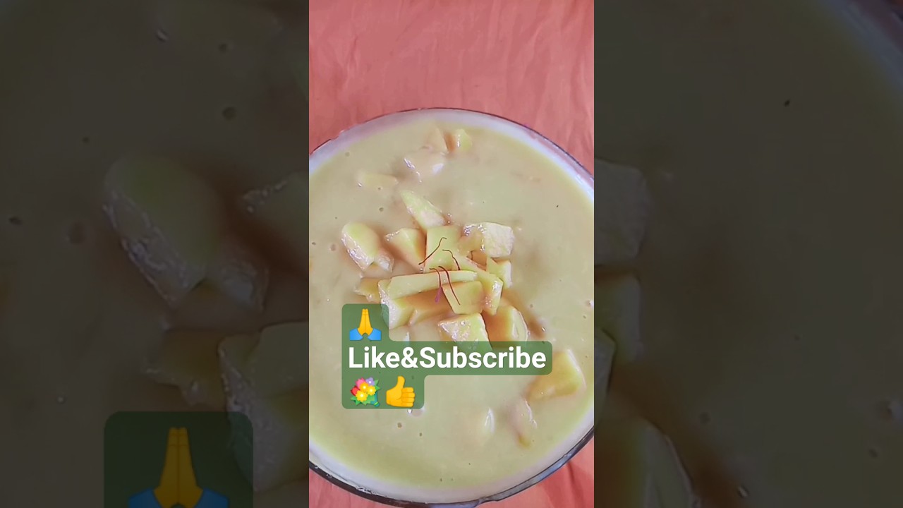 Mango Custard Recipe Mango Custardcooking shotsviral YouTube
