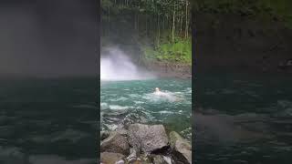 Costa Rica La Fortuna waterfall.