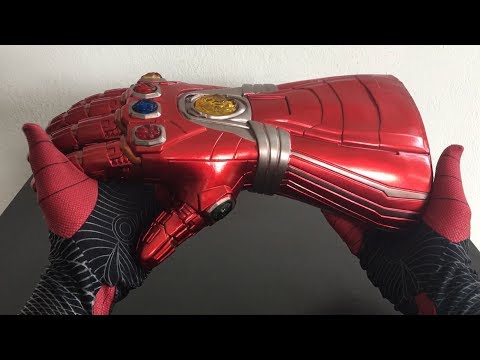 Spiderman Far From Home Unboxing ENDGAME IRONMAN NANO INFINITY GAUNTLET