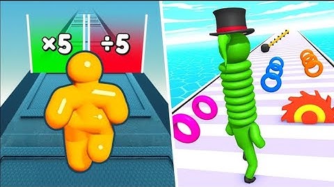 Tall Man Run VS Long Neck Run - All Level Android iOS Gameplay #1