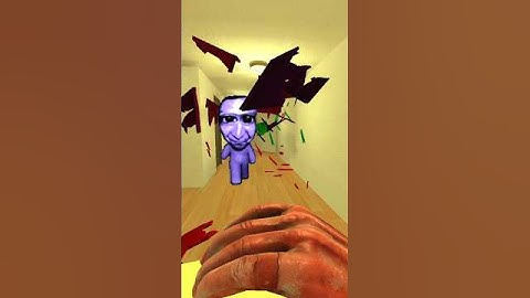 Ao Oni vs Car chase me in Liminal Hotel Nextbot Gmod