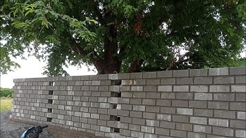 Interlock Brick 8838646404 compound wall #vetriinterlockbricks #interlockbrickhouse #interlockbricks