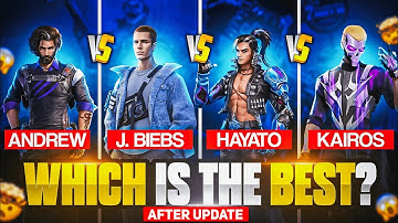 ELITE ANDREW VS J BIEBS VS HAYATO VS KAIROS WHICH IS BEST IN 2024 (SHOCKING RESULT) 🔥