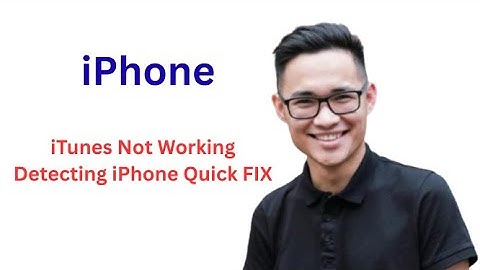 iTunes Not Working Detecting iPhone   Quick FIX