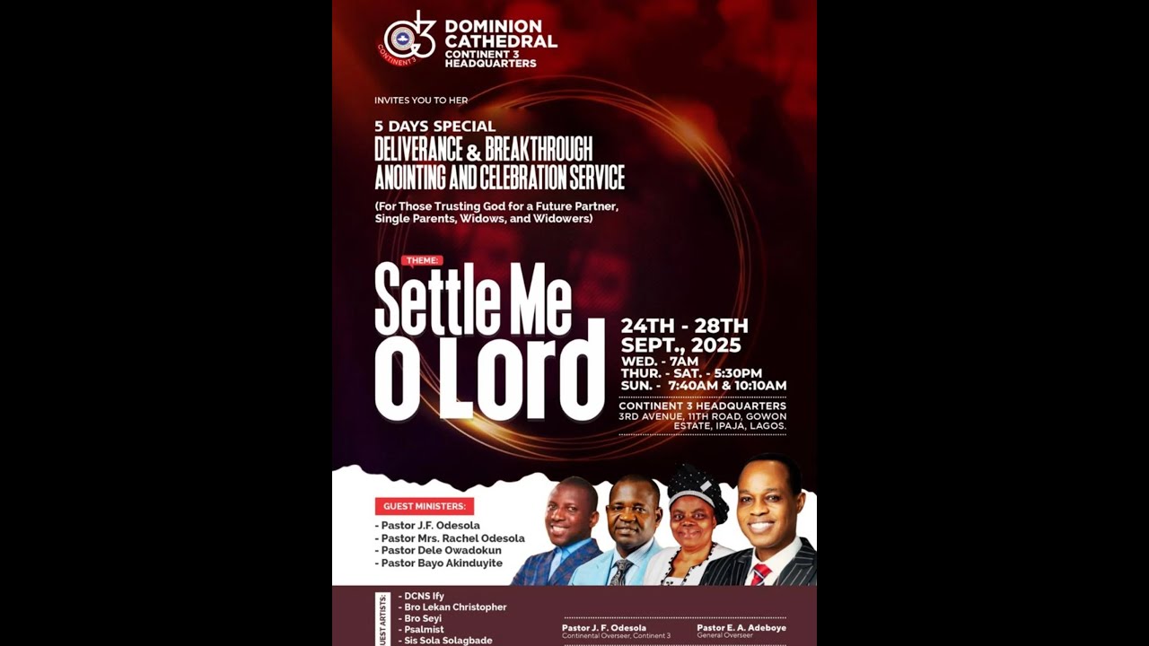 15 DAYS OF SPECIAL DELIVERANCE AND BREAKTHROUGH SERVICE - YouTube