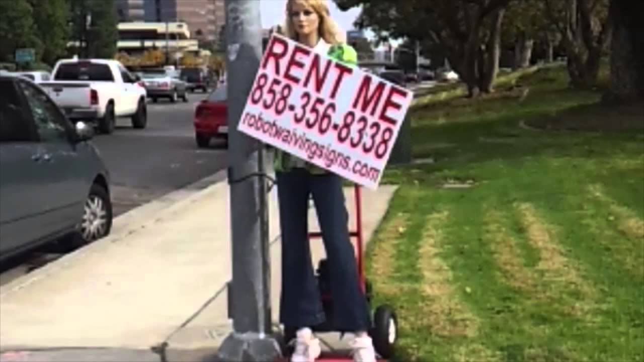 SAN DIEGO MANNEQUINS WAIVING SIGNS NOW FOR SALE YouTube