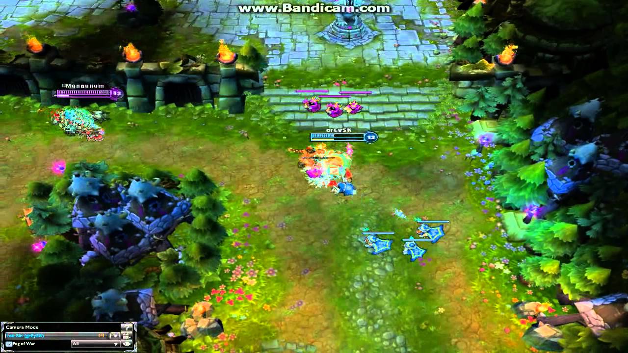 League of Legends - Lee sin (jungle) funny escape by grEySK