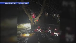 Man recounts being rescued from tree after trapped in floodwaters