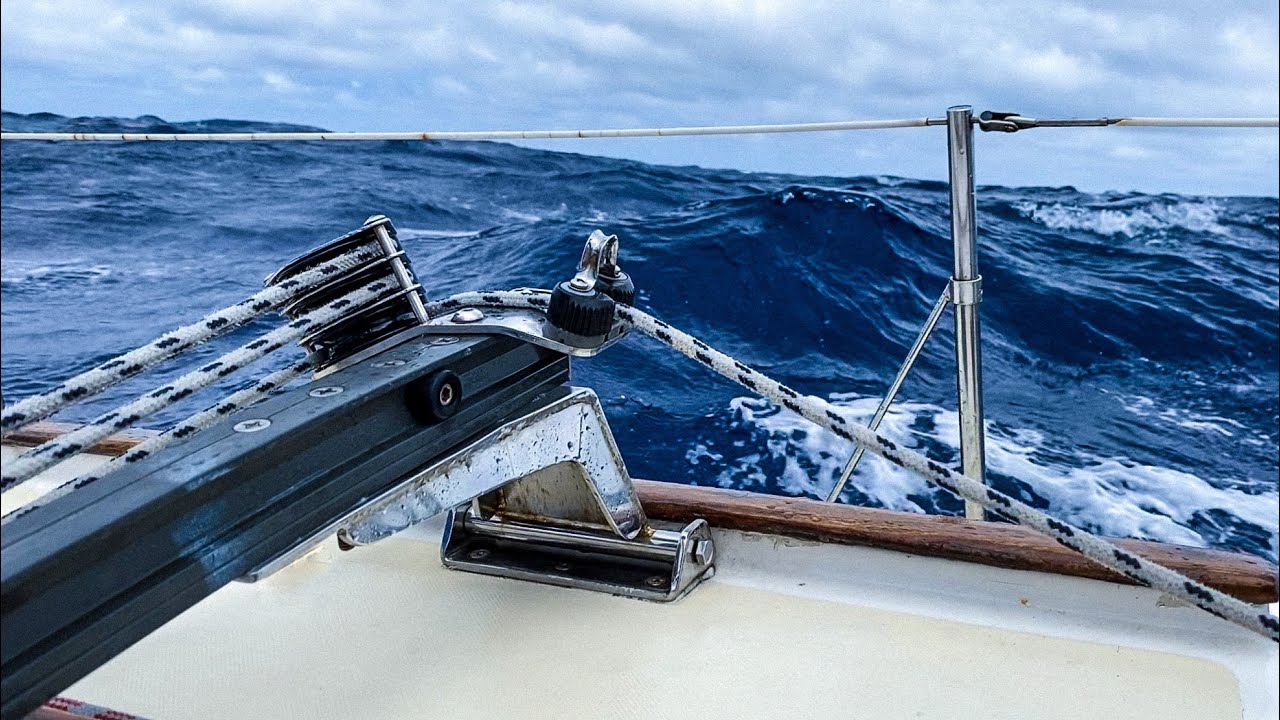 7 days alone offshore in the Gulf Stream. Florida to North Carolina.