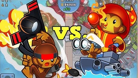 Crazy Late Game Rushing in BFB Colosseum (Bloons TD Battles)