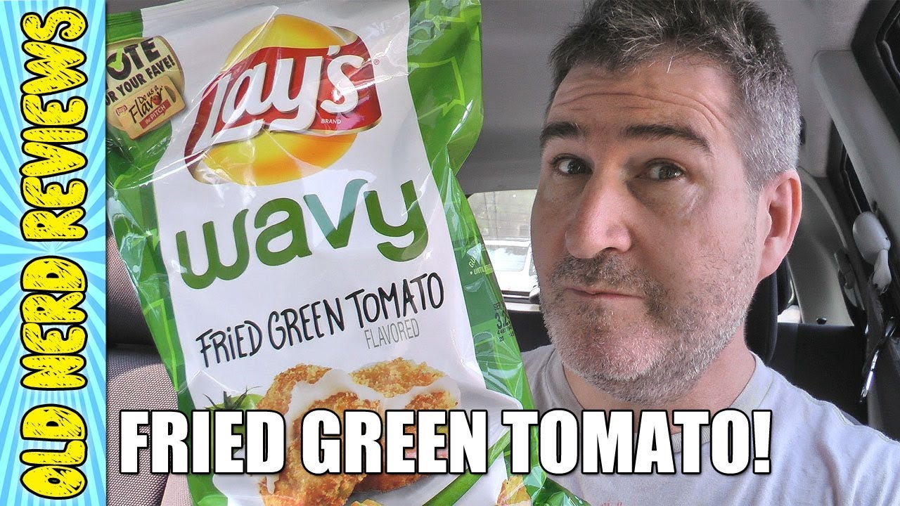 Lay's Fried Green Tomato Chips REVIEW Do Us A Flavor Finalist 2017 🍅