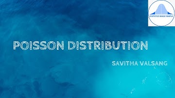 POISSON DISTRIBUTION