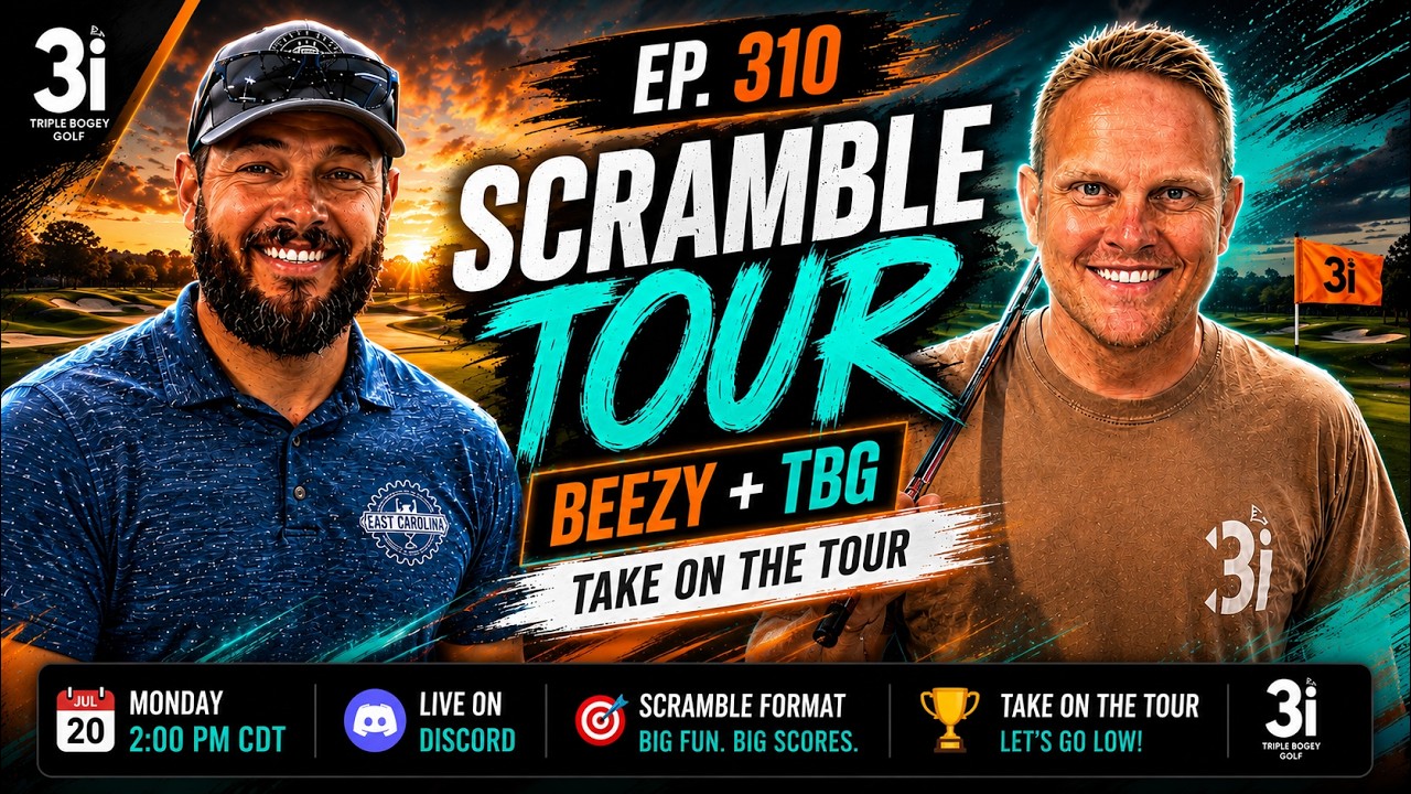 EP. 310 | TBG & Beezy Take on the Scramble Tour! GSPro Sim Golf!