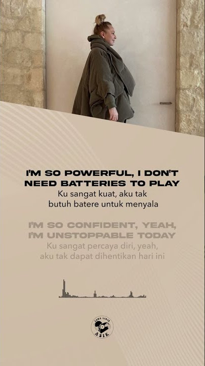 Sia - Unstoppable (Lirik Lagu Terjemahan) #shorts