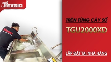 Review Lắp đặt máy rửa bát công nghiệp sóng siêu âm Ultrasonic Texgio | Nguyễn Văn Lộc, Hà Nội