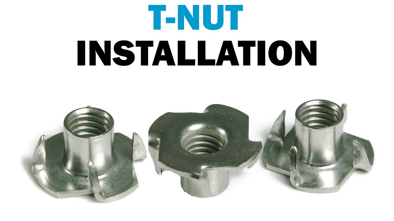 Installing T Nuts In Wood  Fasteners101