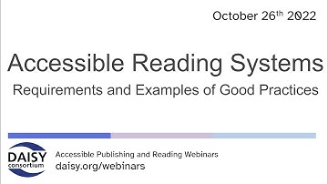 Accessible Reading Systems