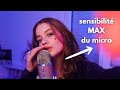 Asmr  on augmente la sensibilit du micro jusqu 100 pour la premire fois  cest wow