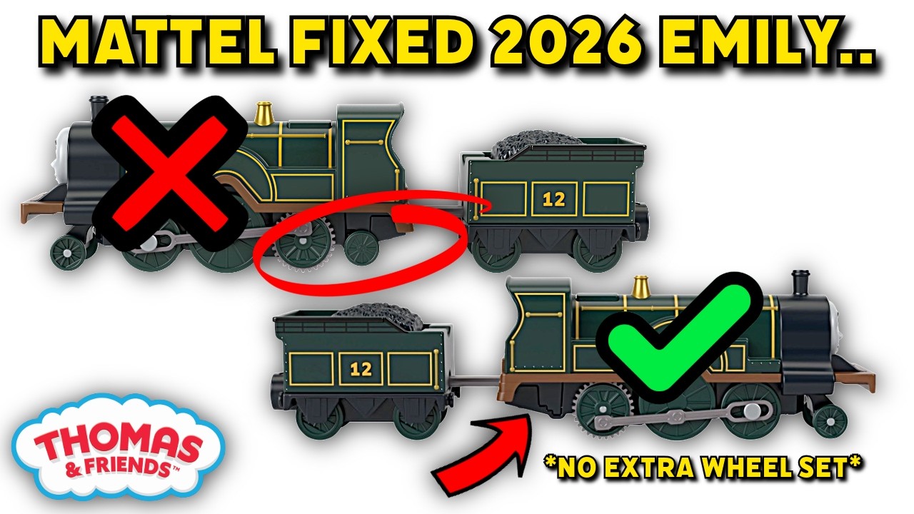 Mattel UPDATED/FIXED 2026 Motorized Emily.. (Thomas and Friends