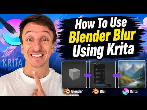 How To Use Blender Blur Using Krita