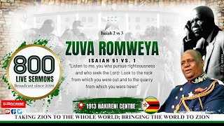 ZUVA ROMWEYA - SUNDAY 19  MAY 2024  @ HAKIRENI CHEGUTU 1913