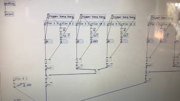 Puredata controlled by Korg NanoKONTROL2