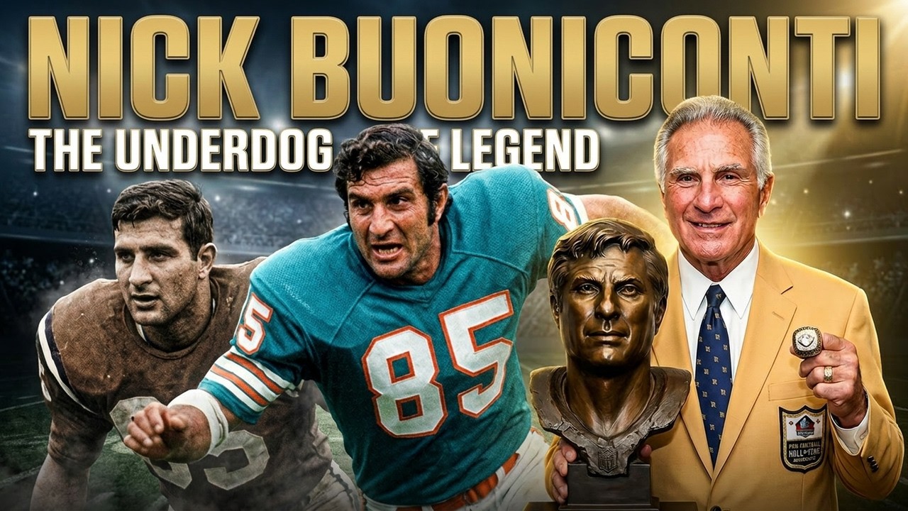 NICK BUONICONTI NFL HALL OF FAME CAREER NICK BUONICONTI NFL