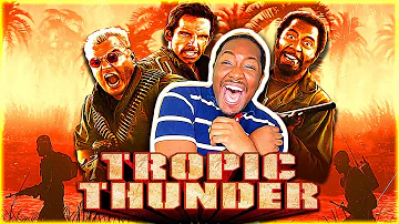 First Time Watching *TROPIC THUNDER* Was Too Funny!