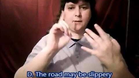 NJ permit practice test q 21-30 in ASL