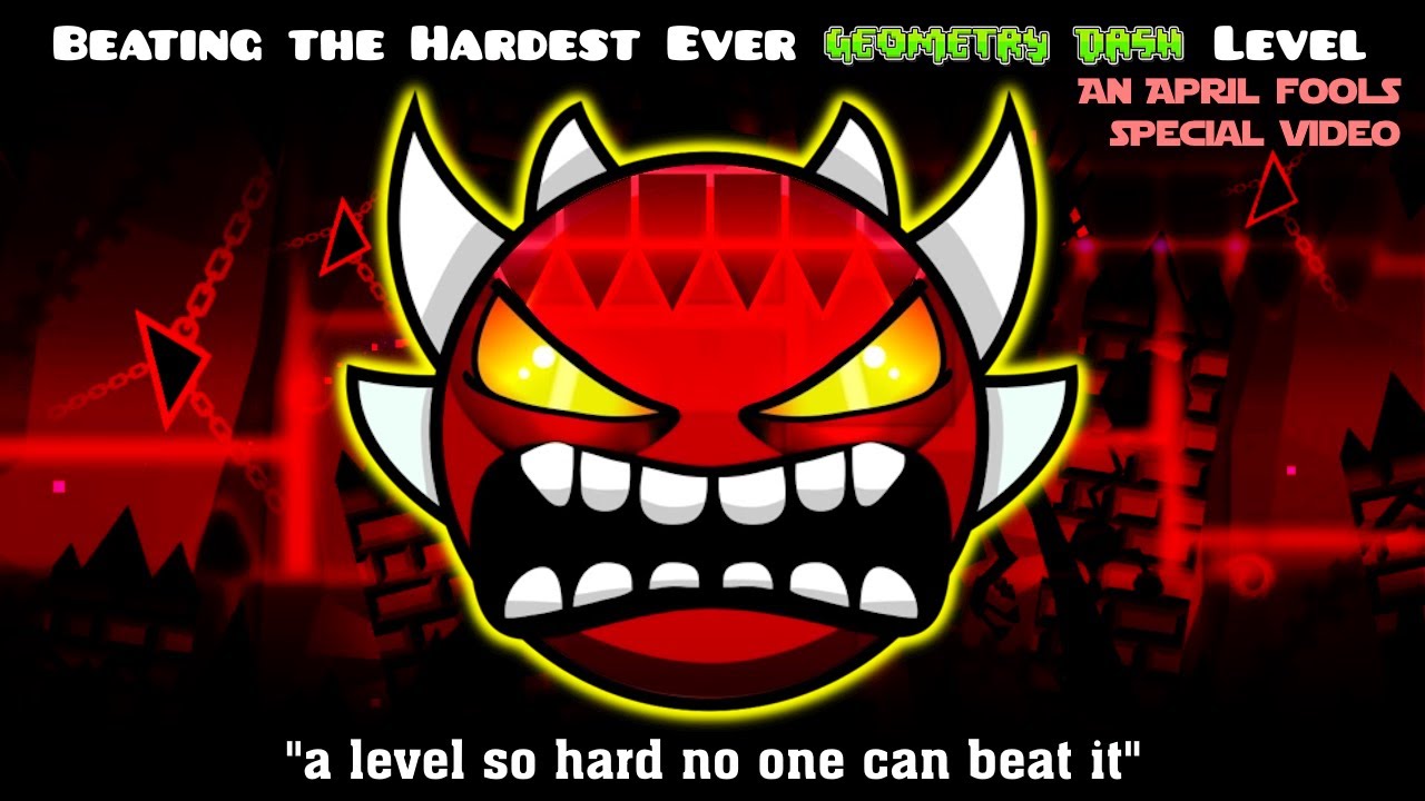 Beating the Hardest Ever Geometry Dash Level! - YouTube