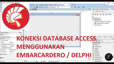 Cara Mengatur Koneksi dengan ADOConnection (Delphi / Embarcardero)