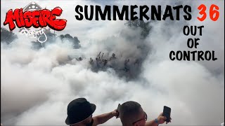 Thumbnail for Summernats 36 gets WILD - burnouts, fire & cars kicked out!!!