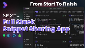 MERN Stack Tutorial: Create a Full-Stack Code Sharing App with Node.js and React.js