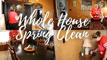 WHOLE HOUSE SPRING CLEAN PT 5//CLEAN WITH ME 2021