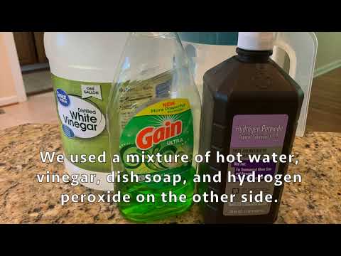 DIY Upholstery Cleaner Solution vs Bissell Pet Spot & Stain Cleaning Solution