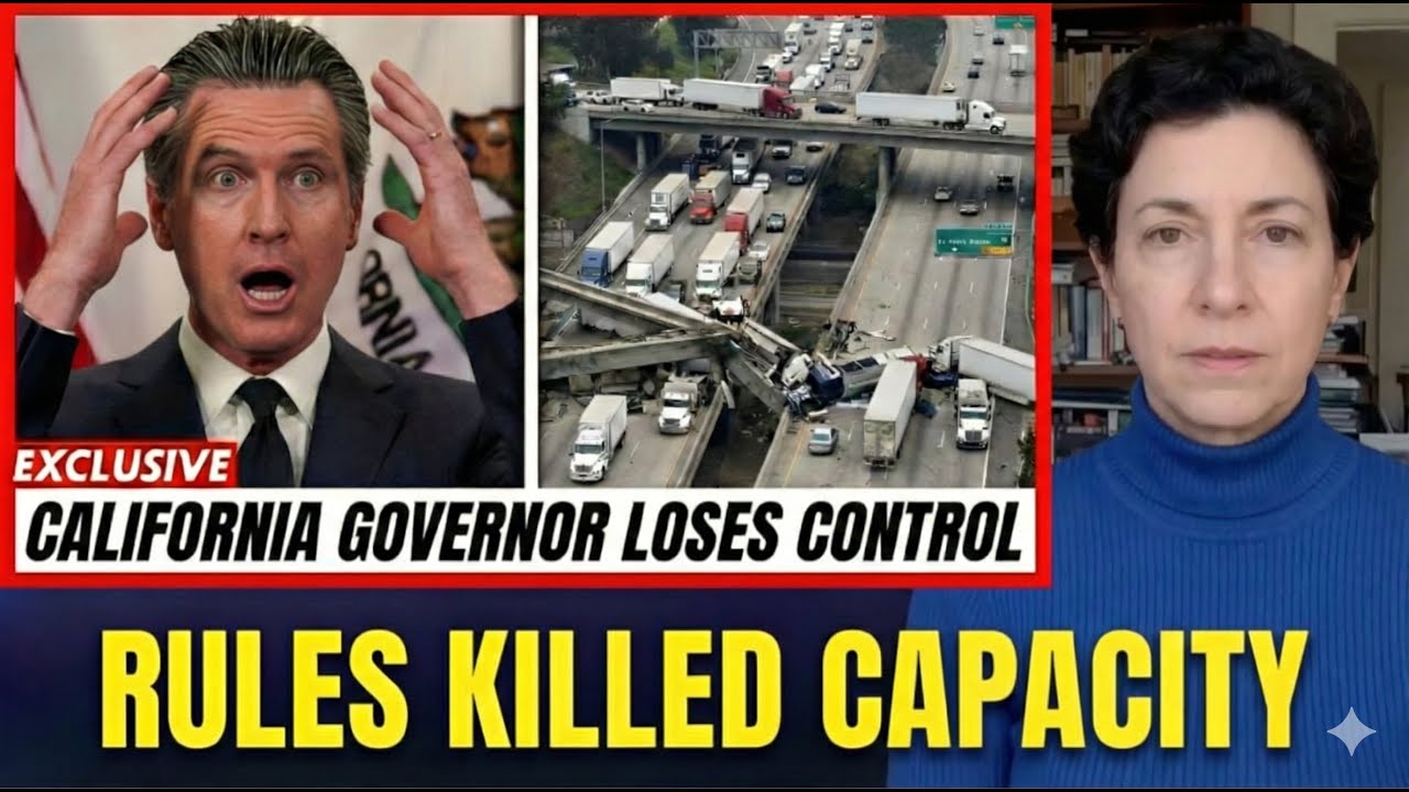 1 MIN AGO: CA Governor LOSES CONTROL as Trucking Routes COLLAPSE — Federal Probe BEGINS!!!